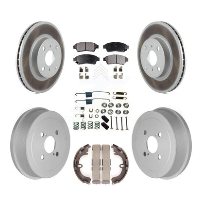 Coated Disc Rotors and Ceramic Brake Pads Kit-KGT-101818 - Kit.bestparts.ca