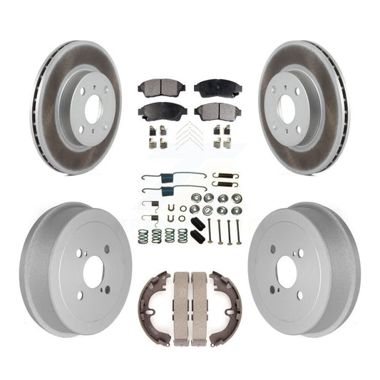 Coated Disc Rotors and Ceramic Brake Pads Kit-KGT-101818 - Kit.bestparts.ca