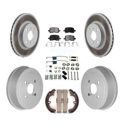 Coated Disc Rotors and Ceramic Brake Pads Kit-KGT-101819 - Kit.bestparts.ca