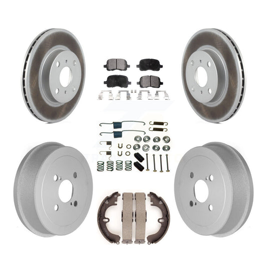 Coated Disc Rotors and Ceramic Brake Pads Kit-KGT-101819 - Kit.bestparts.ca