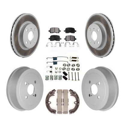 Coated Disc Rotors and Ceramic Brake Pads Kit-KGT-101820 - Kit.bestparts.ca