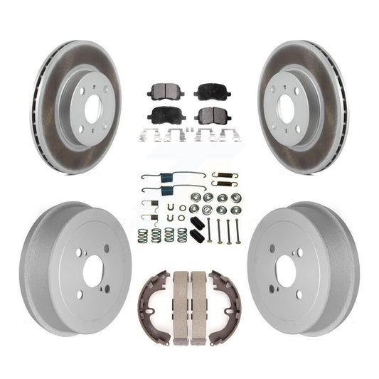 Coated Disc Rotors and Ceramic Brake Pads Kit-KGT-101820 - Kit.bestparts.ca