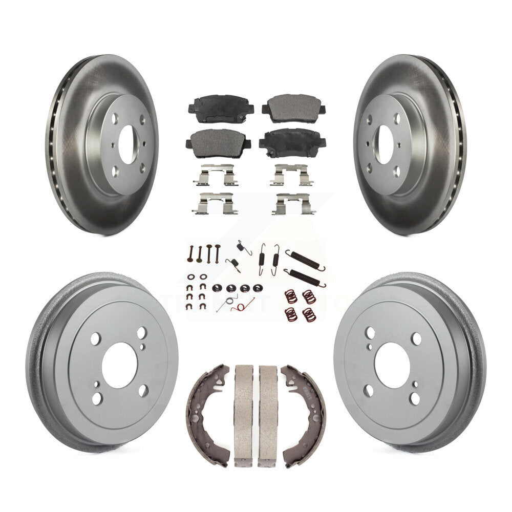 Coated Disc Rotors and Ceramic Brake Pads Kit-KGT-101826 - Kit.bestparts.ca