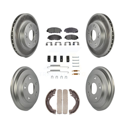 Coated Disc Rotors and Ceramic Brake Pads Kit-KGT-101828 - Kit.bestparts.ca