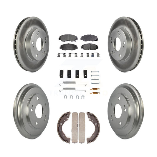 Coated Disc Rotors and Ceramic Brake Pads Kit-KGT-101828 - Kit.bestparts.ca