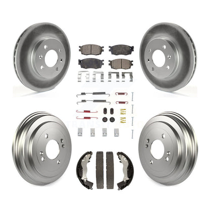 Coated Disc Rotors and Ceramic Brake Pads Kit-KGT-101833 - Kit.bestparts.ca