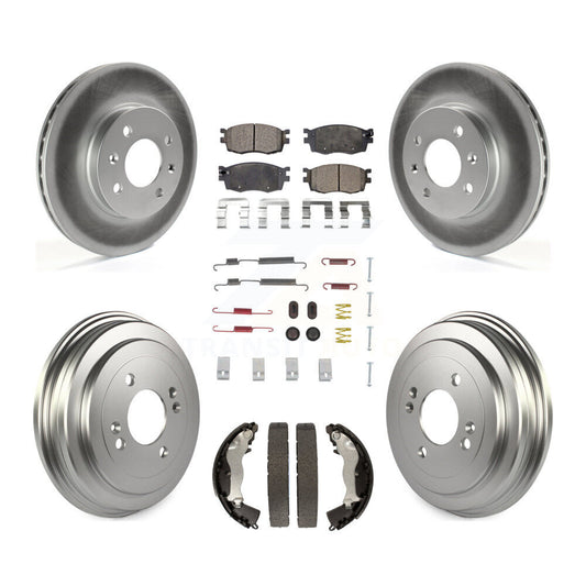 Coated Disc Rotors and Ceramic Brake Pads Kit-KGT-101833 - Kit.bestparts.ca