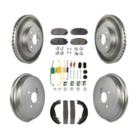 Coated Disc Rotors and Ceramic Brake Pads Kit-KGT-101834 - Kit.bestparts.ca