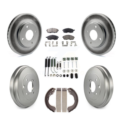 Coated Disc Rotors and Ceramic Brake Pads Kit-KGT-101835 - Kit.bestparts.ca