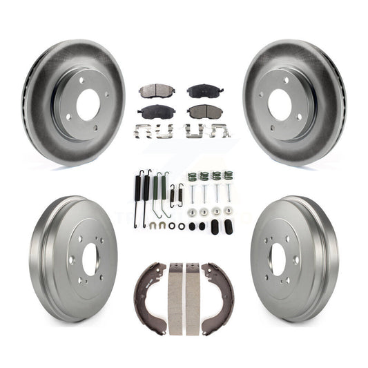 Coated Disc Rotors and Ceramic Brake Pads Kit-KGT-101835 - Kit.bestparts.ca