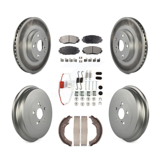 Coated Disc Rotors and Ceramic Brake Pads Kit-KGT-101836 - Kit.bestparts.ca