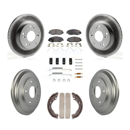 Coated Disc Rotors and Ceramic Brake Pads Kit-KGT-101839 - Kit.bestparts.ca