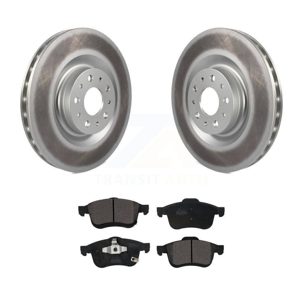 Coated Disc Rotors and Ceramic Brake Pads Kit-KGT-101842 - Kit.bestparts.ca