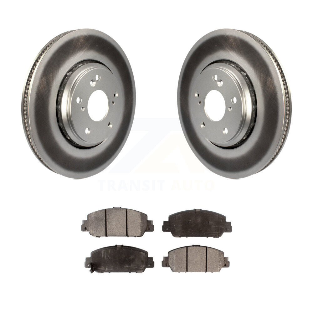 Coated Disc Rotors and Ceramic Brake Pads Kit-KGT-101846 - Kit.bestparts.ca