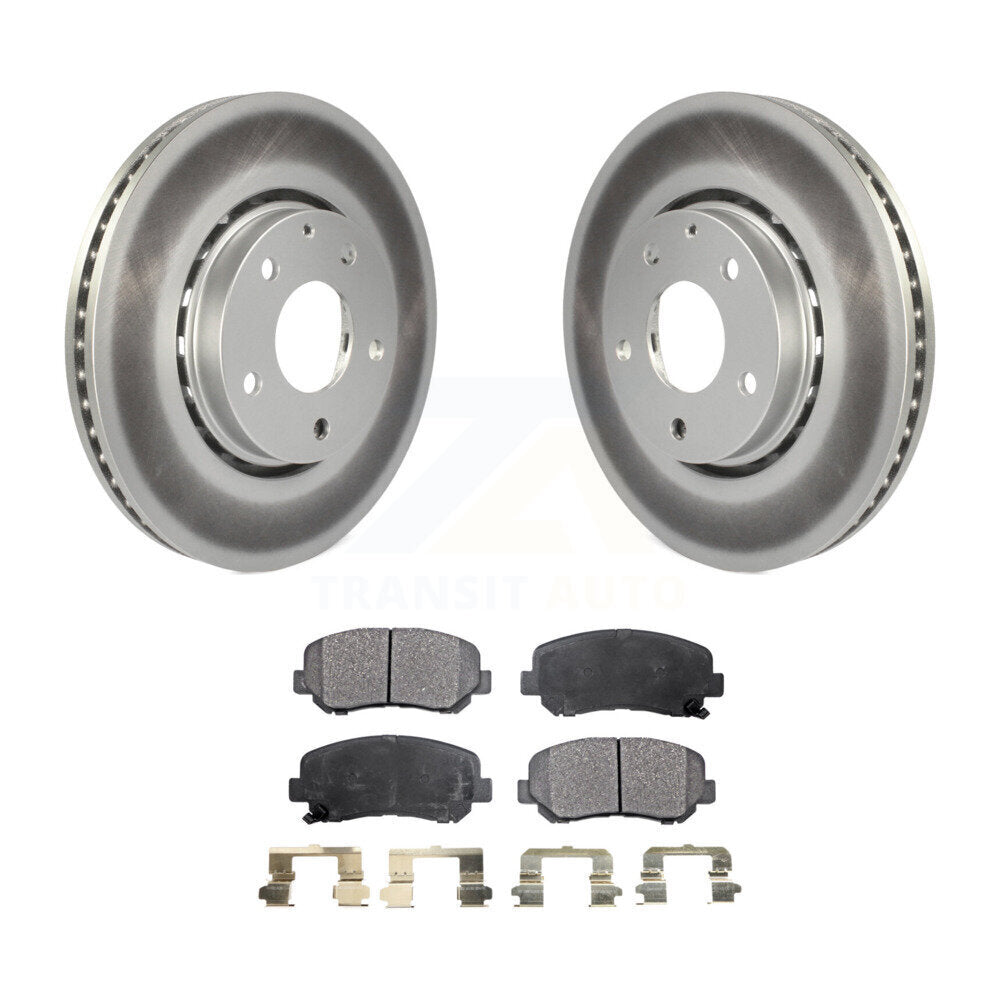 Coated Disc Rotors and Ceramic Brake Pads Kit-KGT-101848 - Kit.bestparts.ca