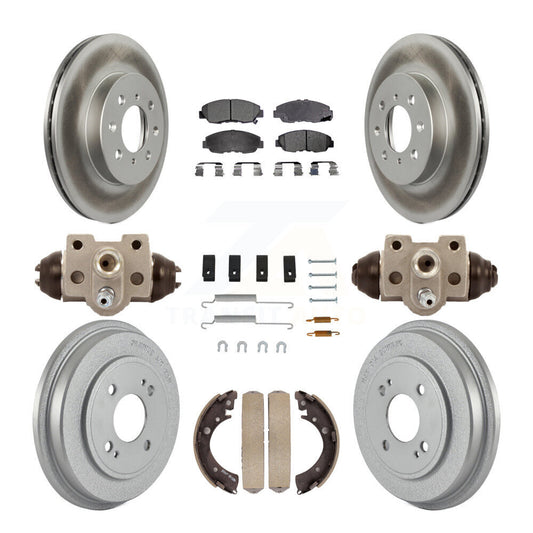Coated Disc Rotors and Ceramic Brake Pads Kit-KGT-101853 - Kit.bestparts.ca