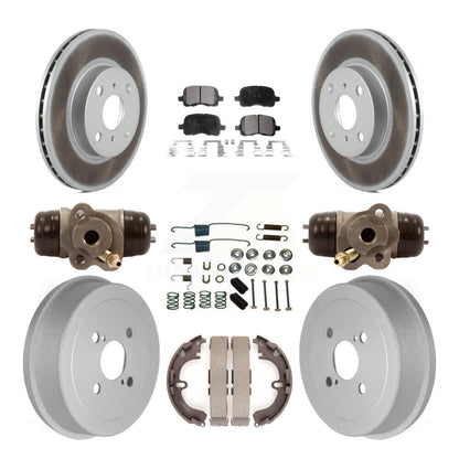 Coated Disc Rotors and Ceramic Brake Pads Kit-KGT-101862 - Kit.bestparts.ca