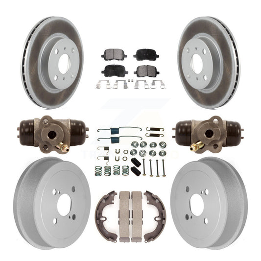Coated Disc Rotors and Ceramic Brake Pads Kit-KGT-101862 - Kit.bestparts.ca