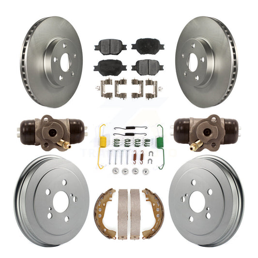 Coated Disc Rotors and Ceramic Brake Pads Kit-KGT-101863 - Kit.bestparts.ca