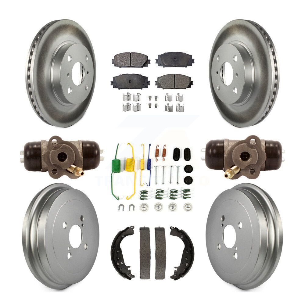 Coated Disc Rotors and Ceramic Brake Pads Kit-KGT-101866 - Kit.bestparts.ca
