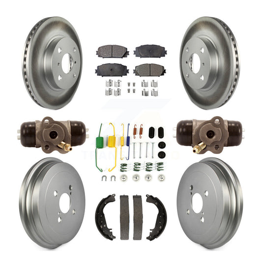 Coated Disc Rotors and Ceramic Brake Pads Kit-KGT-101866 - Kit.bestparts.ca