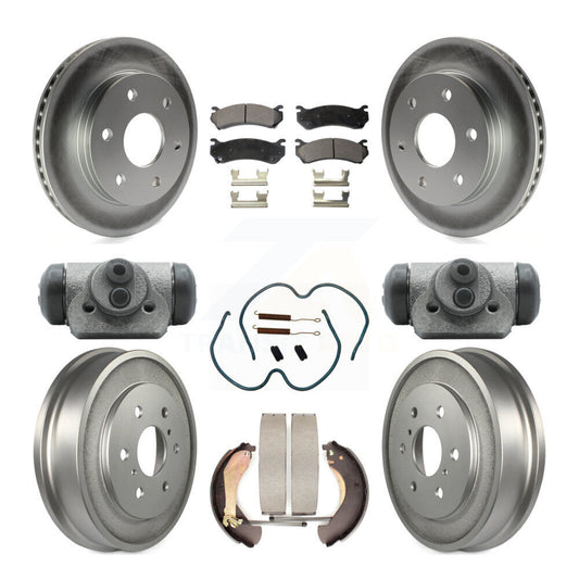 Coated Disc Rotors and Ceramic Brake Pads Kit-KGT-101869 - Kit.bestparts.ca
