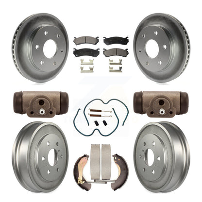 Coated Disc Rotors and Ceramic Brake Pads Kit-KGT-101870 - Kit.bestparts.ca