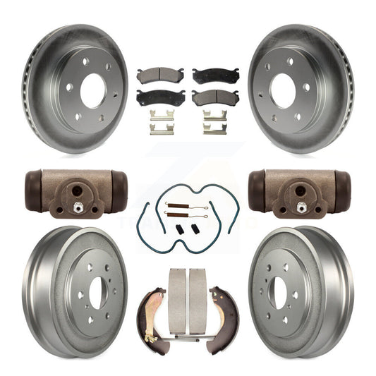Coated Disc Rotors and Ceramic Brake Pads Kit-KGT-101870 - Kit.bestparts.ca