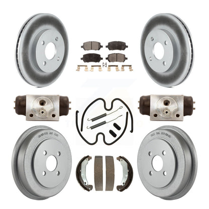 Coated Disc Rotors and Ceramic Brake Pads Kit-KGT-101872 - Kit.bestparts.ca