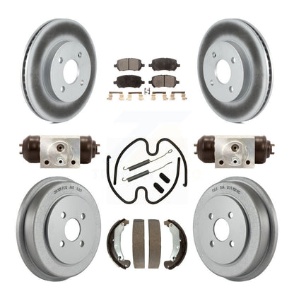 Coated Disc Rotors and Ceramic Brake Pads Kit-KGT-101873 - Kit.bestparts.ca