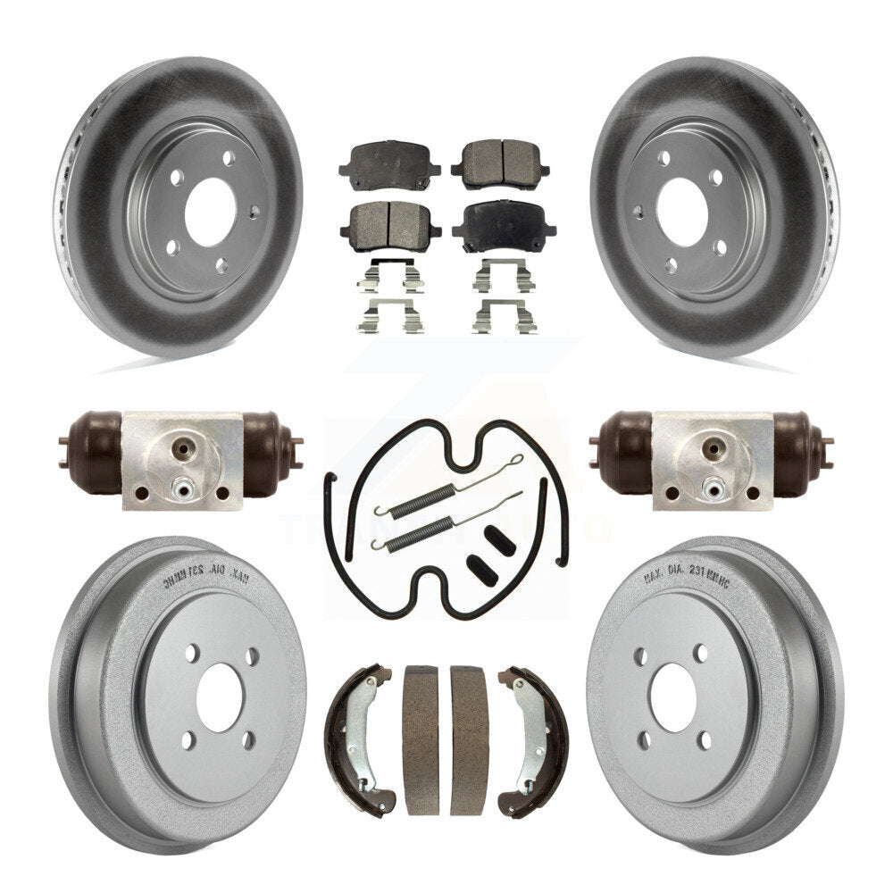 Coated Disc Rotors and Ceramic Brake Pads Kit-KGT-101875 - Kit.bestparts.ca Kit.bestparts.ca