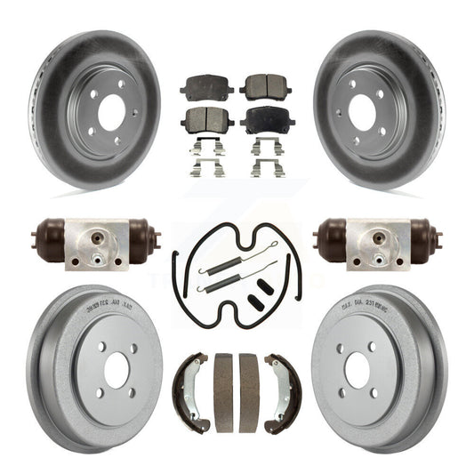 Coated Disc Rotors and Ceramic Brake Pads Kit-KGT-101875 - Kit.bestparts.ca