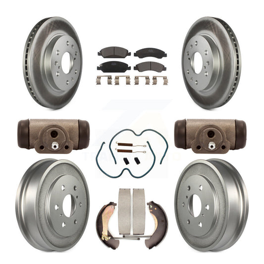 Coated Disc Rotors and Ceramic Brake Pads Kit-KGT-101878 - Kit.bestparts.ca