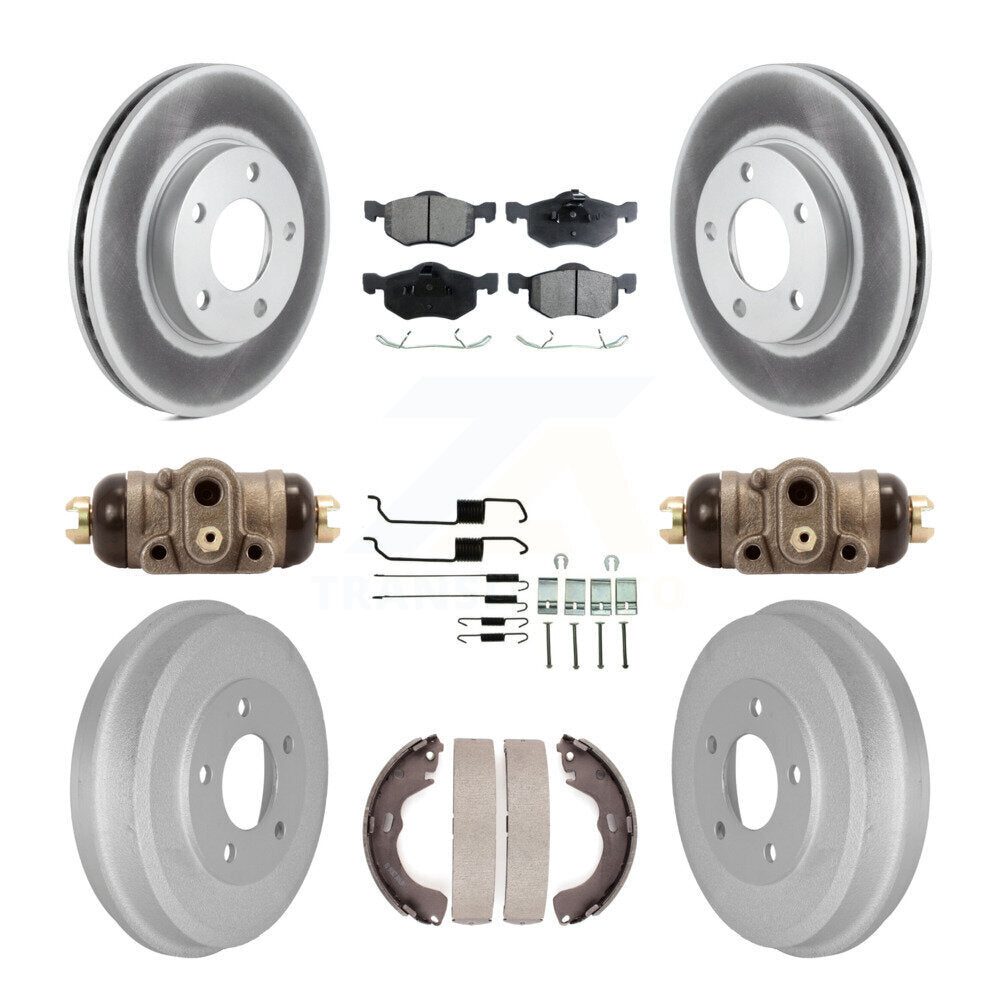 Coated Disc Rotors and Ceramic Brake Pads Kit-KGT-101886 - Kit.bestparts.ca Kit.bestparts.ca