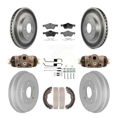 Coated Disc Rotors and Ceramic Brake Pads Kit-KGT-101887 - Kit.bestparts.ca