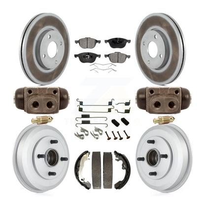 Coated Disc Rotors and Ceramic Brake Pads Kit-KGT-101888 - Kit.bestparts.ca