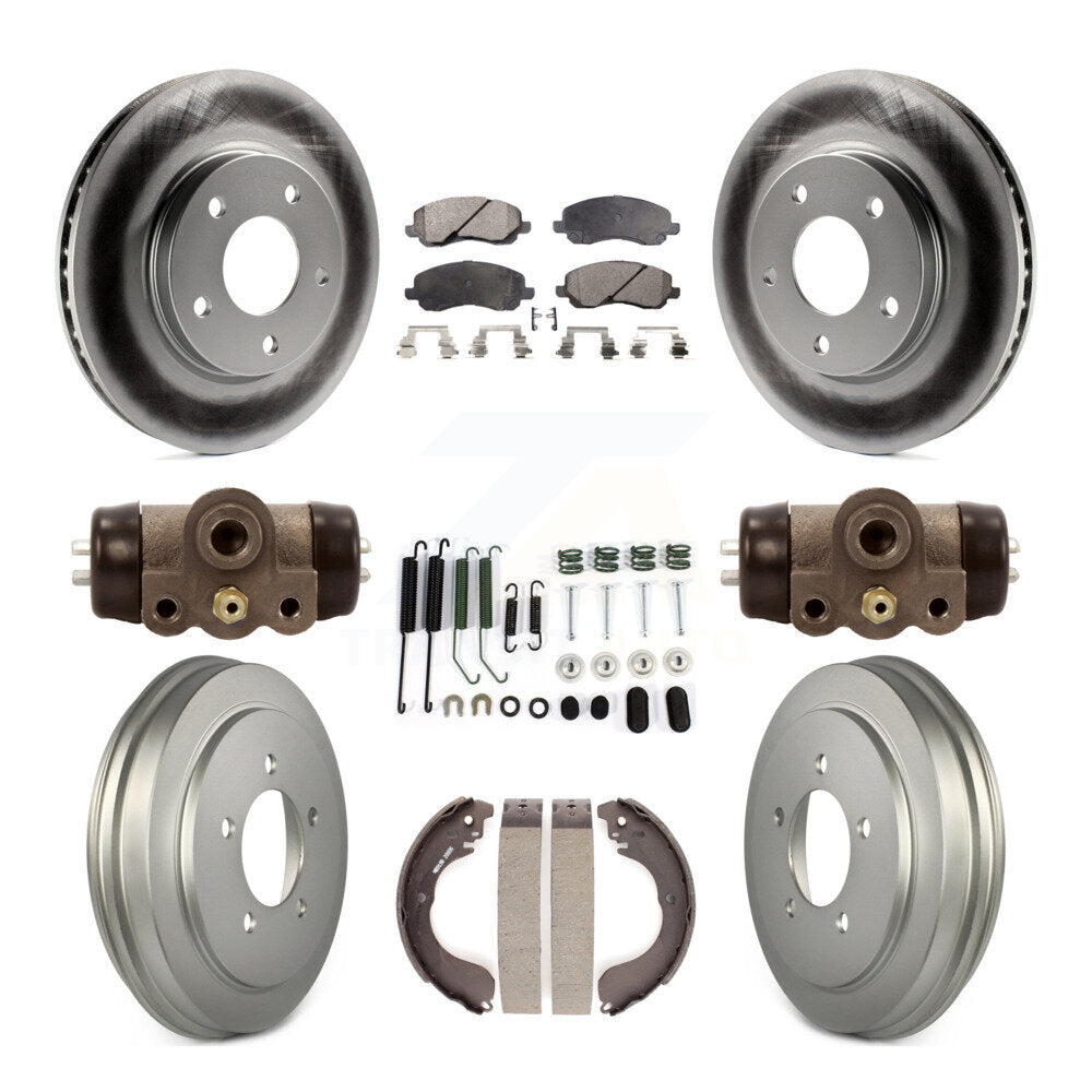 Coated Disc Rotors and Ceramic Brake Pads Kit-KGT-101891 - Kit.bestparts.ca Kit.bestparts.ca