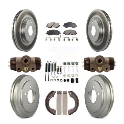 Coated Disc Rotors and Ceramic Brake Pads Kit-KGT-101892 - Kit.bestparts.ca
