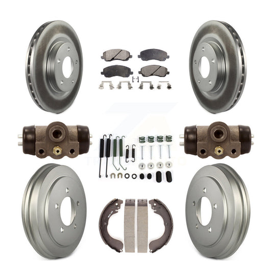 Coated Disc Rotors and Ceramic Brake Pads Kit-KGT-101892 - Kit.bestparts.ca