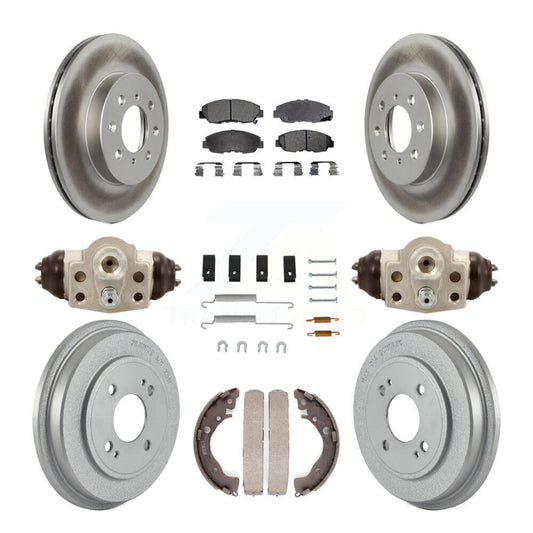 Coated Disc Rotors and Ceramic Brake Pads Kit-KGT-101893 - Kit.bestparts.ca