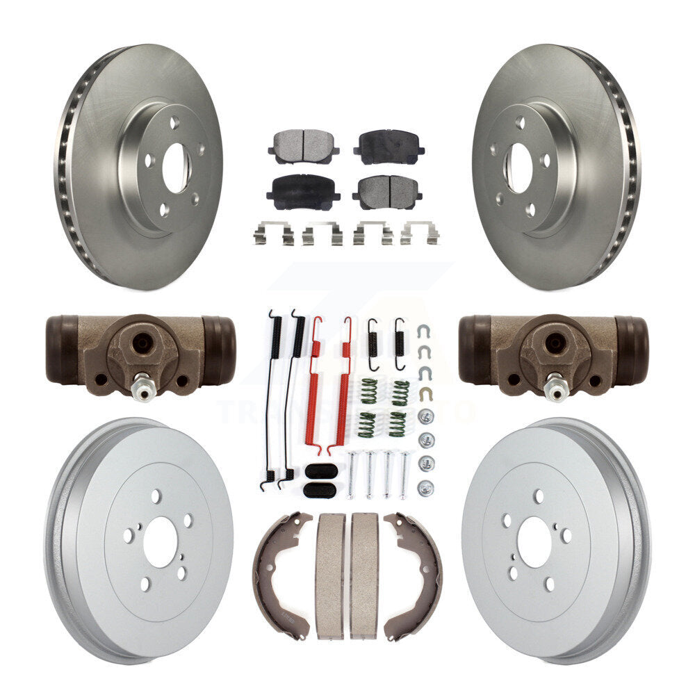 coated disc rotors and ceramic brake pads-kgt-101895 - Kit.bestparts.ca