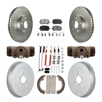 coated disc rotors and ceramic brake pads-kgt-101895 - Kit.bestparts.ca