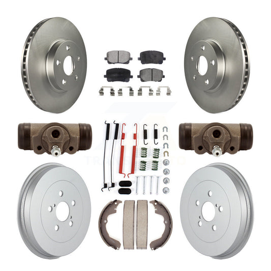 coated disc rotors and ceramic brake pads-kgt-101895 - Kit.bestparts.ca