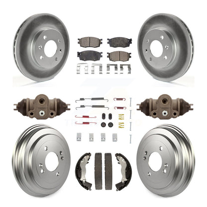 Coated Disc Rotors and Ceramic Brake Pads Kit-KGT-101898 - Kit.bestparts.ca