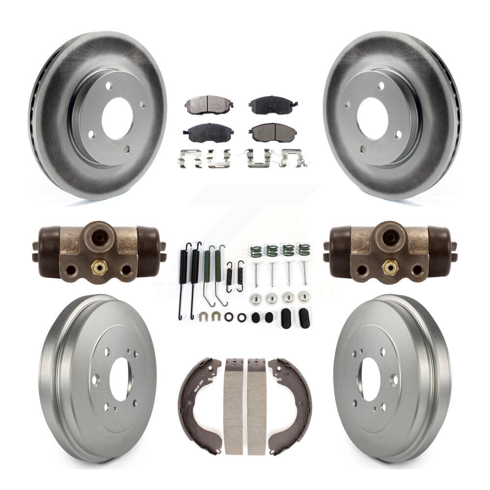 Coated Disc Rotors and Ceramic Brake Pads Kit-KGT-101899 - Kit.bestparts.ca