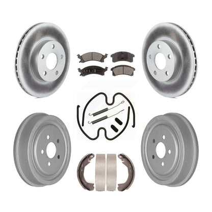Coated Disc Rotors and Ceramic Brake Pads Kit-KGT-101900 - Kit.bestparts.ca