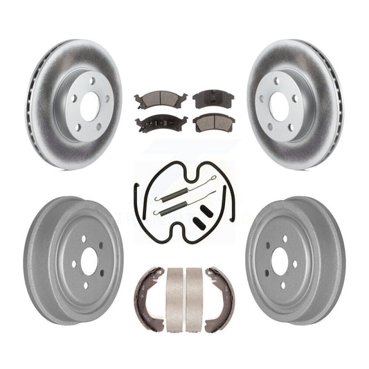 Coated Disc Rotors and Ceramic Brake Pads Kit-KGT-101900 - Kit.bestparts.ca
