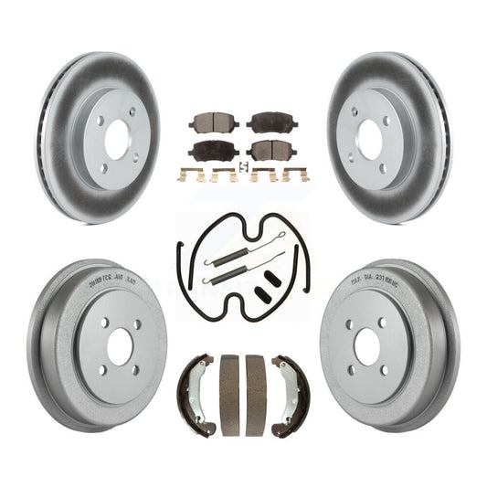 Coated Disc Rotors and Ceramic Brake Pads Kit-KGT-101901 - Kit.bestparts.ca