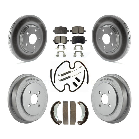Coated Disc Rotors and Ceramic Brake Pads Kit-KGT-101903 - Kit.bestparts.ca