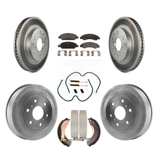 Coated Disc Rotors and Ceramic Brake Pads Kit-KGT-101906 - Kit.bestparts.ca